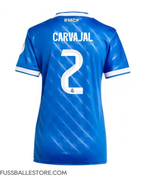 Günstige Real Madrid Daniel Carvajal #2 3rd trikot Damen 2025-26 Kurzarm Günstige Real Madrid Daniel Carvajal #2 3rd trikot Damen 2025-26 Kurzarm